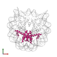 Histone H2B type 1-J in PDB entry 4z5t, assembly 1, front view.