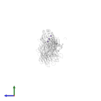 MANGANESE (II) ION in PDB entry 4z7q, assembly 1, side view.