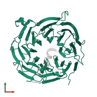 Sqt1 in PDB entry 4zoz, assembly 1, front view.