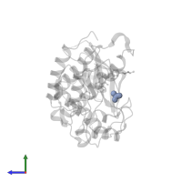 SULFATE ION in PDB entry 5a46, assembly 2, side view.