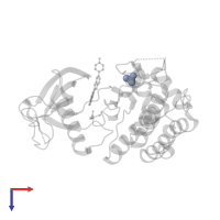 SULFATE ION in PDB entry 5a46, assembly 2, top view.