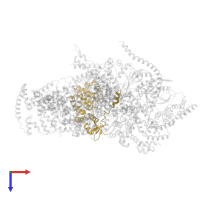 Eukaryotic translation initiation factor 3 subunit K in PDB entry 5a5t, assembly 1, top view.