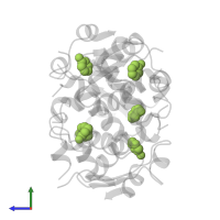 PHENOL in PDB entry 5aiy, assembly 1, side view.