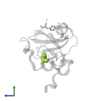 GLYCEROL in PDB entry 5aul, assembly 1, side view.