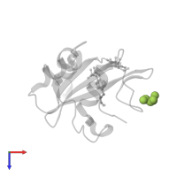 GLYCEROL in PDB entry 5aul, assembly 1, top view.