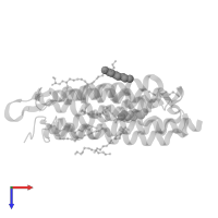 N-OCTANE in PDB entry 5awz, assembly 1, top view.