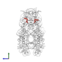 Modified residue KCR in PDB entry 5b0y, assembly 1, side view.