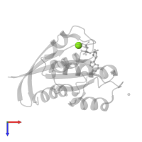 MAGNESIUM ION in PDB entry 5b30, assembly 1, top view.