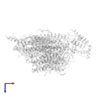 MAGNESIUM ION in PDB entry 5b3s, assembly 2, top view.