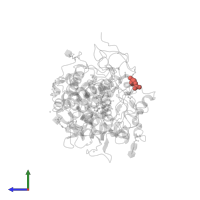 Modified residue SEP in PDB entry 5b72, assembly 1, side view.