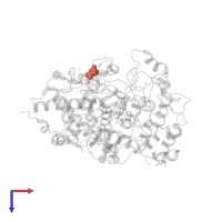 Modified residue SEP in PDB entry 5b72, assembly 1, top view.