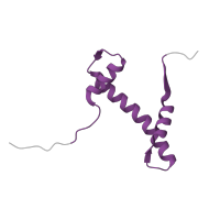 The deposited structure of PDB entry 5bnx contains 1 copy of Pfam domain PF15511 (Centromere kinetochore component CENP-T histone fold) in Histone H4. Showing 1 copy in chain B.