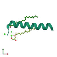 PDB entry 5c02 coloured by chain, front view.