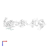 E3 ubiquitin-protein ligase ICP0 in PDB entry 5c56, assembly 1, top view.