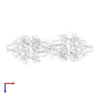 CHLORIDE ION in PDB entry 5c6b, assembly 1, top view.