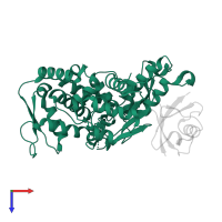 E3 ubiquitin-protein ligase Itchy homolog in PDB entry 5c7m, assembly 1, top view.