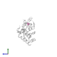 SULFATE ION in PDB entry 5ca7, assembly 2, side view.