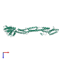 Protein SEY1 in PDB entry 5ca8, assembly 1, top view.