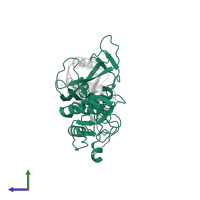 E3 ubiquitin-protein ligase parkin in PDB entry 5caw, assembly 1, side view.