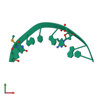 PDB entry 5ch0 coloured by chain, front view.