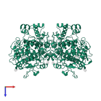 Prostaglandin G/H synthase 2 in PDB entry 5cox, assembly 1, top view.