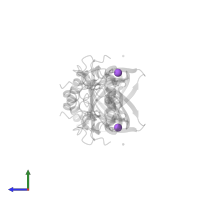 SODIUM ION in PDB entry 5cy7, assembly 1, side view.