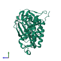 Epidermal growth factor receptor in PDB entry 5czh, assembly 1, side view.