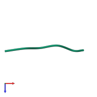 PDB entry 5e5z coloured by chain, top view.