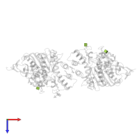 2-acetamido-2-deoxy-beta-D-glucopyranose in PDB entry 5eie, assembly 1, top view.