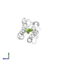 1-(2-methylphenyl)thiourea in PDB entry 5enb, assembly 1, side view.