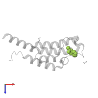 1-(2-methylphenyl)thiourea in PDB entry 5enb, assembly 1, top view.