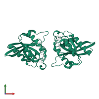 Ras-related protein Rab-11A in PDB entry 5ez5, assembly 1, front view.