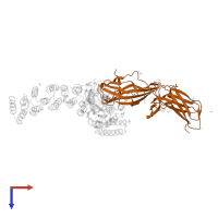 Vacuolar protein sorting-associated protein 26A in PDB entry 5f0j, assembly 1, top view.