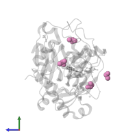 DIMETHYL SULFOXIDE in PDB entry 5f3c, assembly 1, side view.