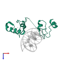 Protein lin-54 homolog in PDB entry 5fd3, assembly 1, top view.