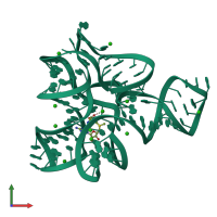 PDB entry 5fk2 coloured by chain, front view.