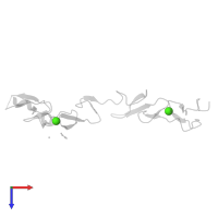 CALCIUM ION in PDB entry 5fma, assembly 2, top view.