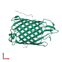 Intimin in PDB entry 5g26, assembly 1, front view.