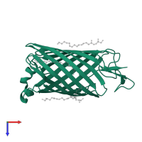 Intimin in PDB entry 5g26, assembly 1, top view.