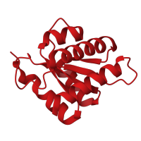 The deposited structure of PDB entry 5gap contains 1 copy of CATH domain 3.30.1330.30 (60s Ribosomal Protein L30; Chain: A;) in 13 kDa ribonucleoprotein-associated protein. Showing 1 copy in chain K.