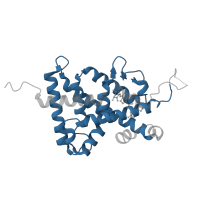 The deposited structure of PDB entry 5gie contains 2 copies of Pfam domain PF00104 (Ligand-binding domain of nuclear hormone receptor) in Vitamin D3 receptor. Showing 1 copy in chain A.