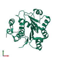 ATP-dependent RNA helicase DeaD in PDB entry 5gju, assembly 1, front view.