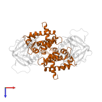 Programmed cell death protein 6 in PDB entry 5gqq, assembly 1, top view.