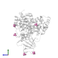 SULFATE ION in PDB entry 5gxg, assembly 1, side view.