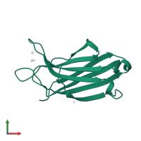 Synaptotagmin-5 in PDB entry 5h4z, assembly 2, front view.