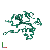 Endoribonuclease ZC3H12A in PDB entry 5h9w, assembly 1, front view.