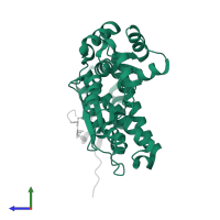 E3 ubiquitin-protein ligase CBL in PDB entry 5hkz, assembly 1, side view.