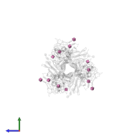 2-acetamido-2-deoxy-beta-D-glucopyranose in PDB entry 5hmg, assembly 1, side view.