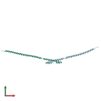 PDB entry 5hmo coloured by chain, front view.