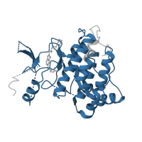 The deposited structure of PDB entry 5hoa contains 1 copy of Pfam domain PF07714 (Protein tyrosine and serine/threonine kinase) in Hepatocyte growth factor receptor. Showing 1 copy in chain A.